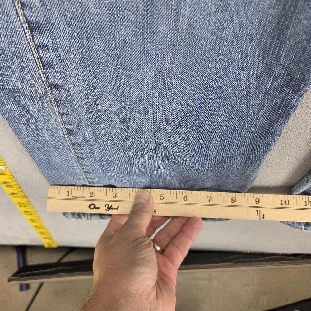 VTG Levis Engineered Jeans Mens Blue Two Horse Zip Fly Medium Wash Fits 32x30